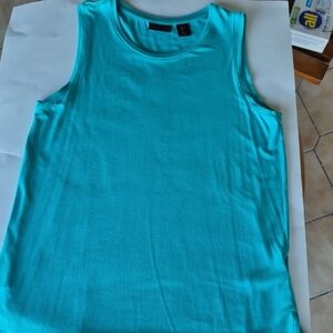 Adrienne Vittadini Aqua Blue Top